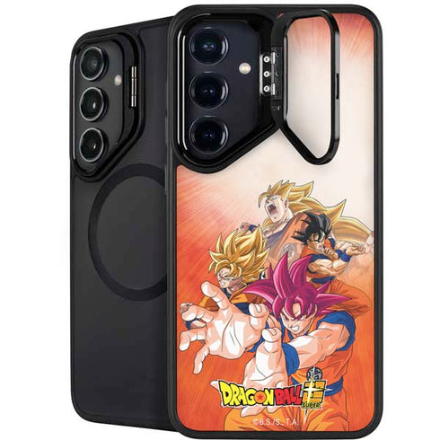 Dragon Ball Super Goku Evolution Galaxy S24 Plus Kickstand Case